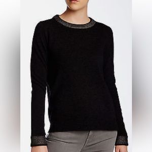 Vince sweater w/ foil trims